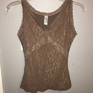 Maidenform Brown Lace Camisole